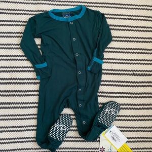 Kickee pants pine bay 6-12 footie one piece